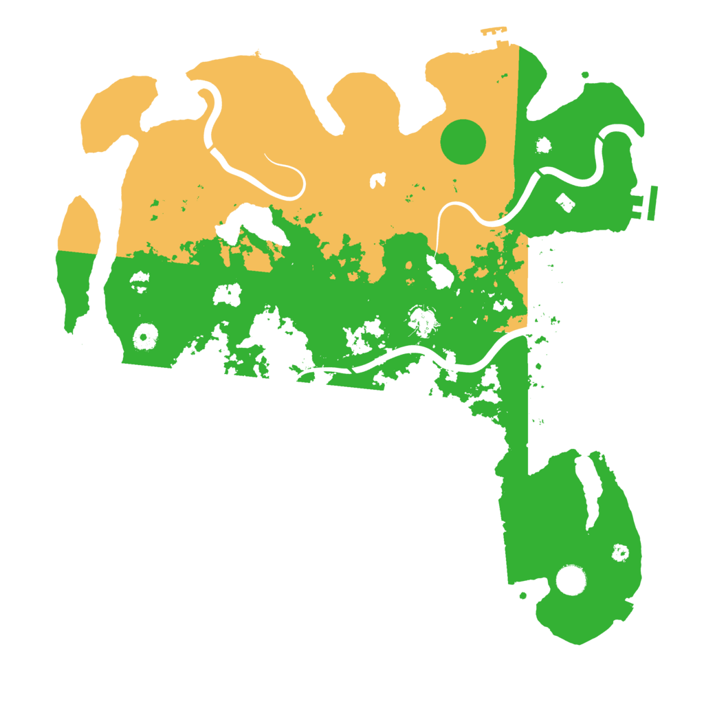 Biome Rust Map: Procedural Map, Size: 4100, Seed: 67