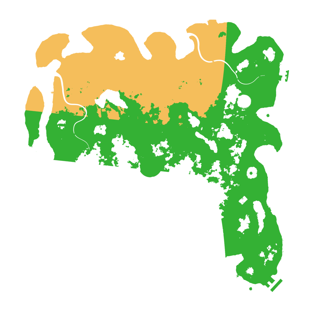 Biome Rust Map: Procedural Map, Size: 4100, Seed: 67