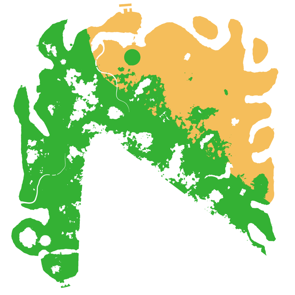 Biome Rust Map: Procedural Map, Size: 4800, Seed: 317414830