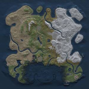 Thumbnail Rust Map: Procedural Map, Size: 4250, Seed: 1925898418, 16 Monuments