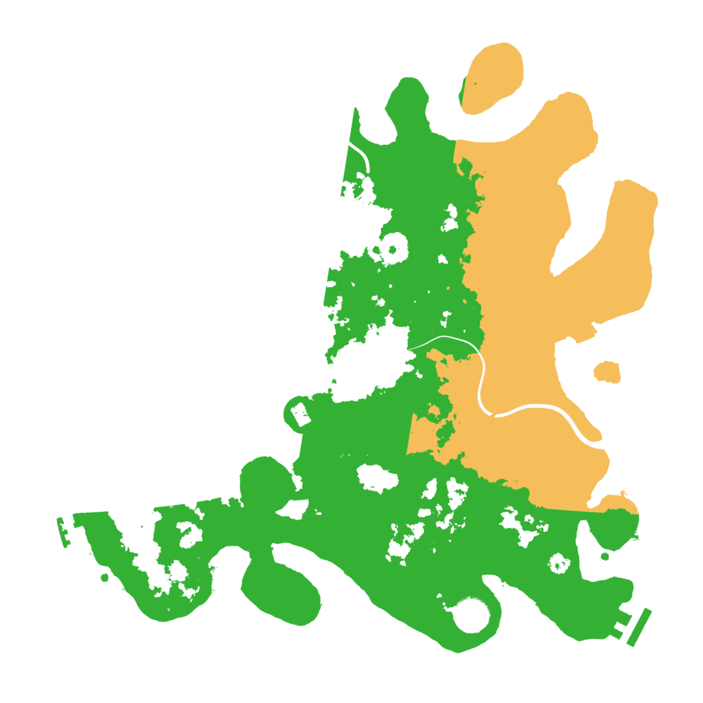 Biome Rust Map: Procedural Map, Size: 3500, Seed: 165478222
