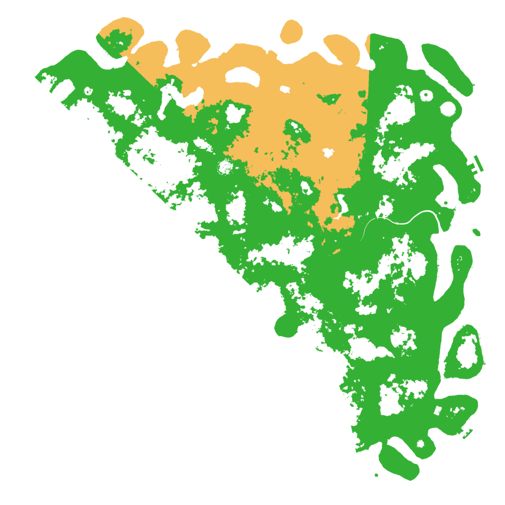 Biome Rust Map: Procedural Map, Size: 6000, Seed: 33833793