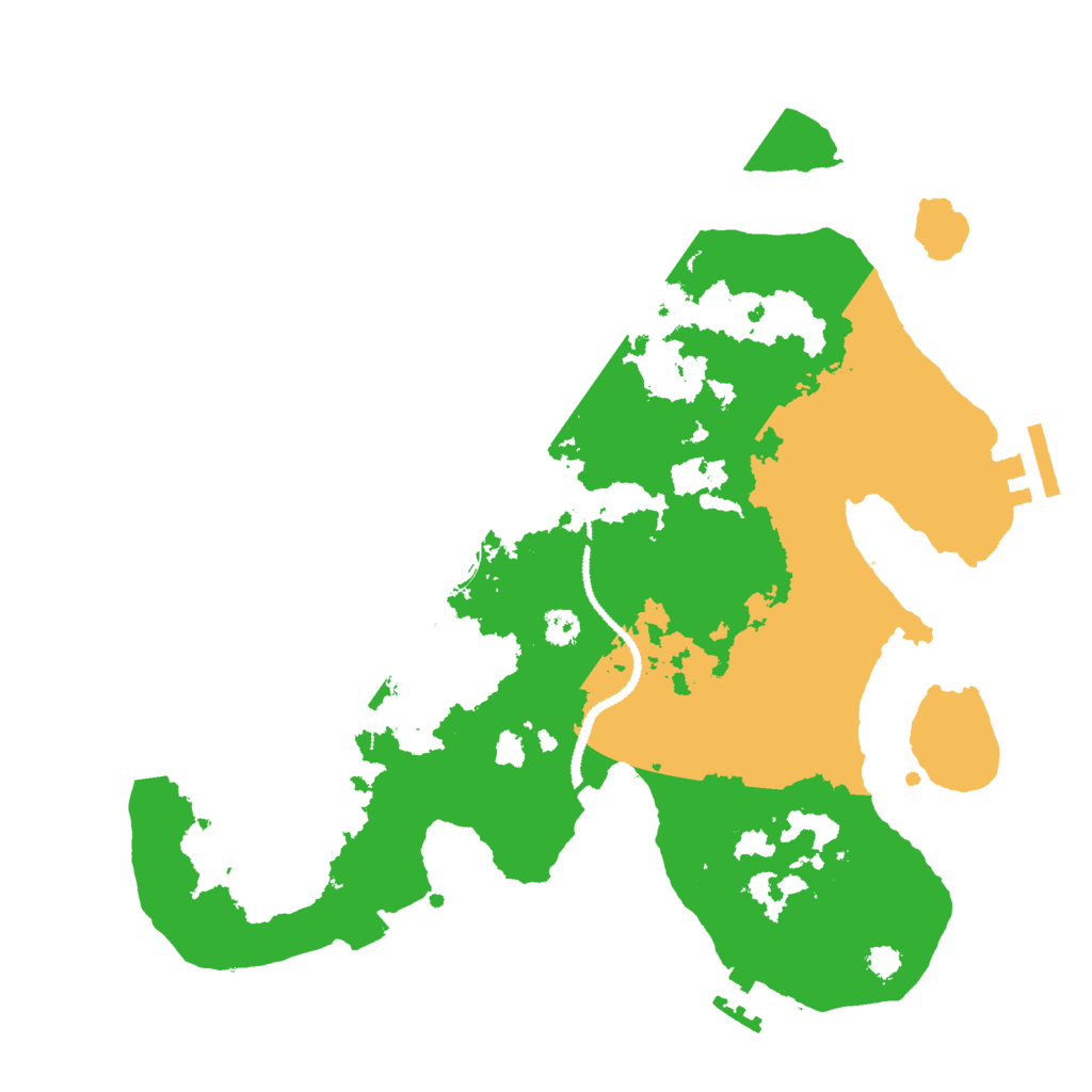 Biome Rust Map: Procedural Map, Size: 3000, Seed: 26009