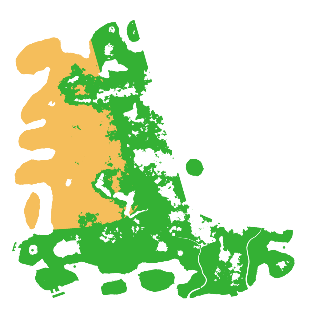 Biome Rust Map: Procedural Map, Size: 5000, Seed: 2112648851