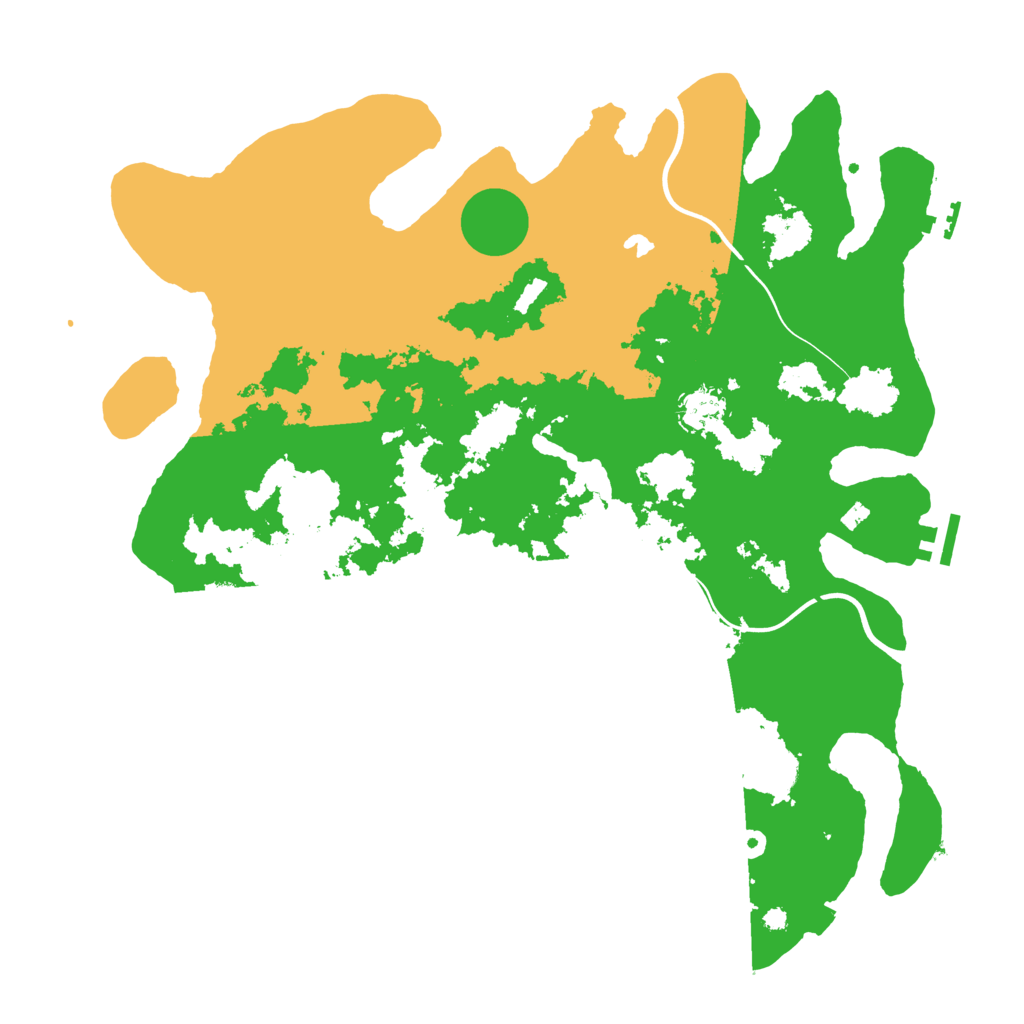Biome Rust Map: Procedural Map, Size: 4000, Seed: 1349941964