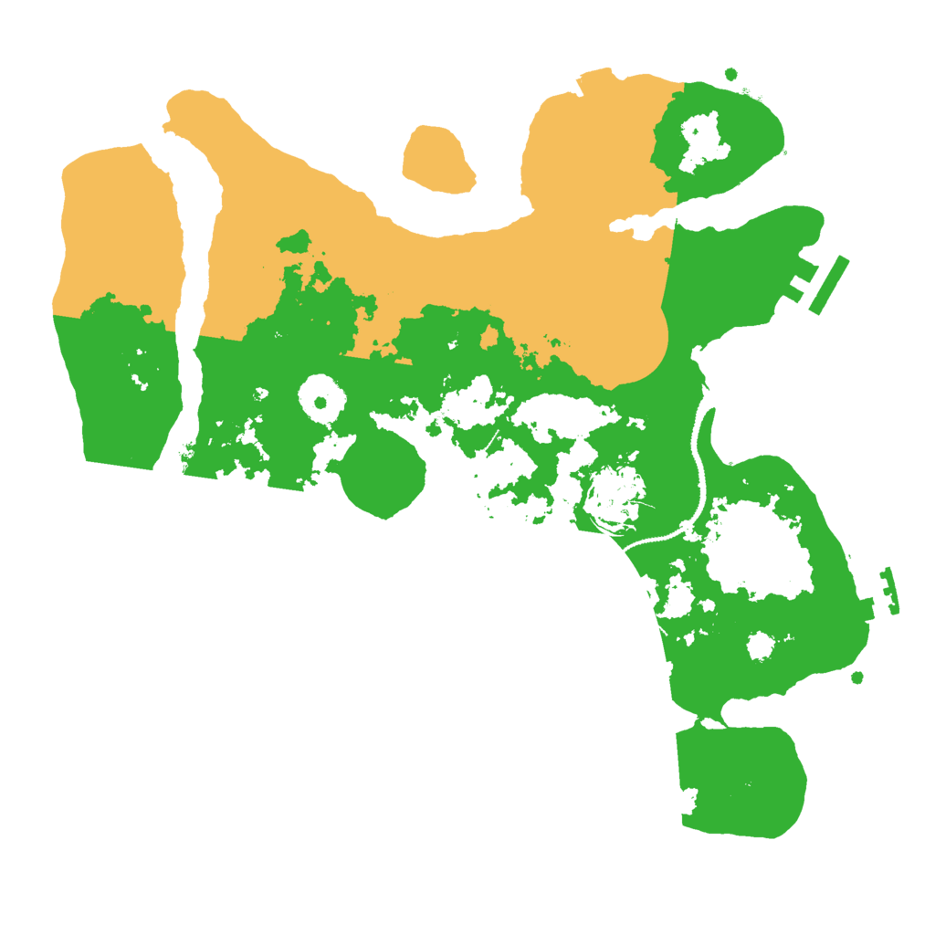 Biome Rust Map: Procedural Map, Size: 3000, Seed: 1609656662