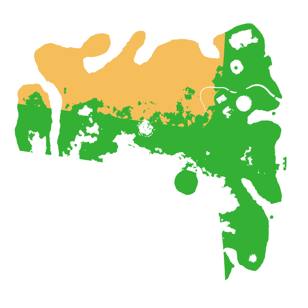 Biome Rust Map: Procedural Map, Size: 3500, Seed: 1609656662