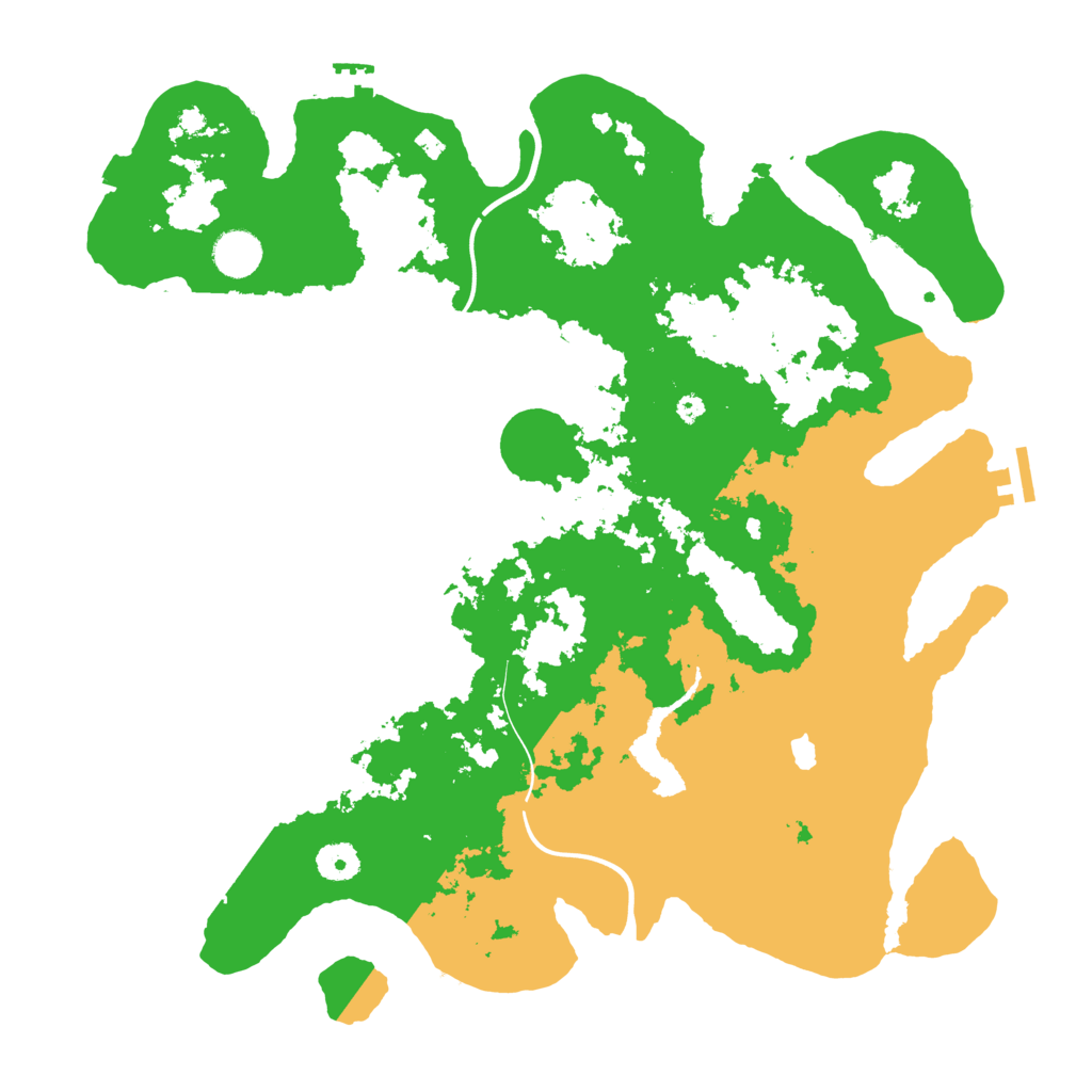 Biome Rust Map: Procedural Map, Size: 4000, Seed: 70304