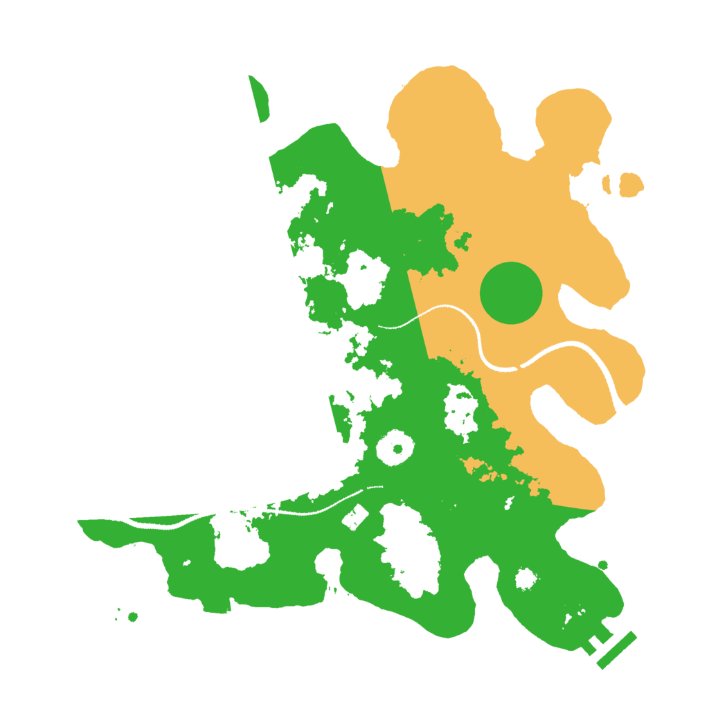 Biome Rust Map: Procedural Map, Size: 3000, Seed: 2016269518