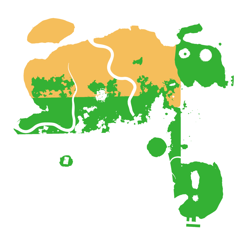 Biome Rust Map: Procedural Map, Size: 3500, Seed: 1486219043