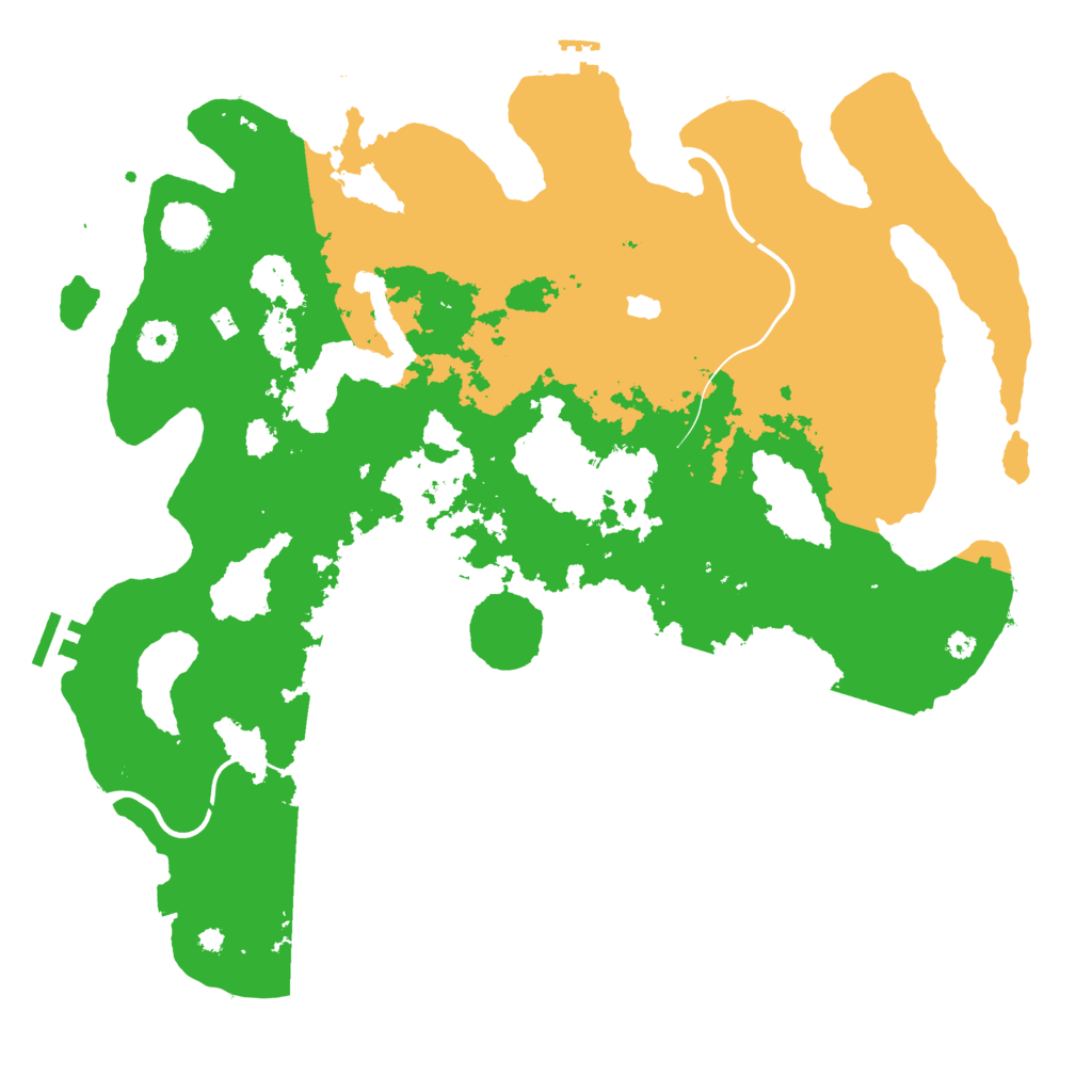 Biome Rust Map: Procedural Map, Size: 4000, Seed: 966057825