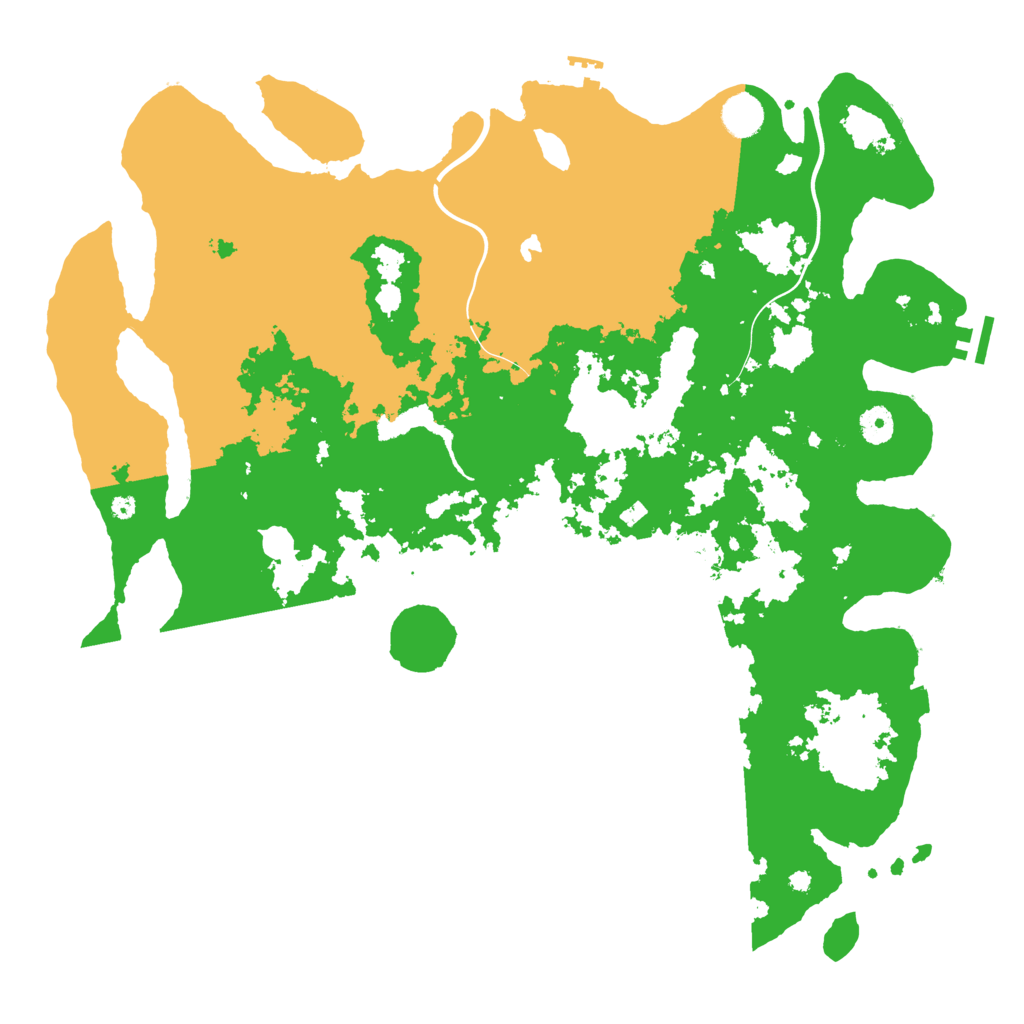 Biome Rust Map: Procedural Map, Size: 4300, Seed: 967678364