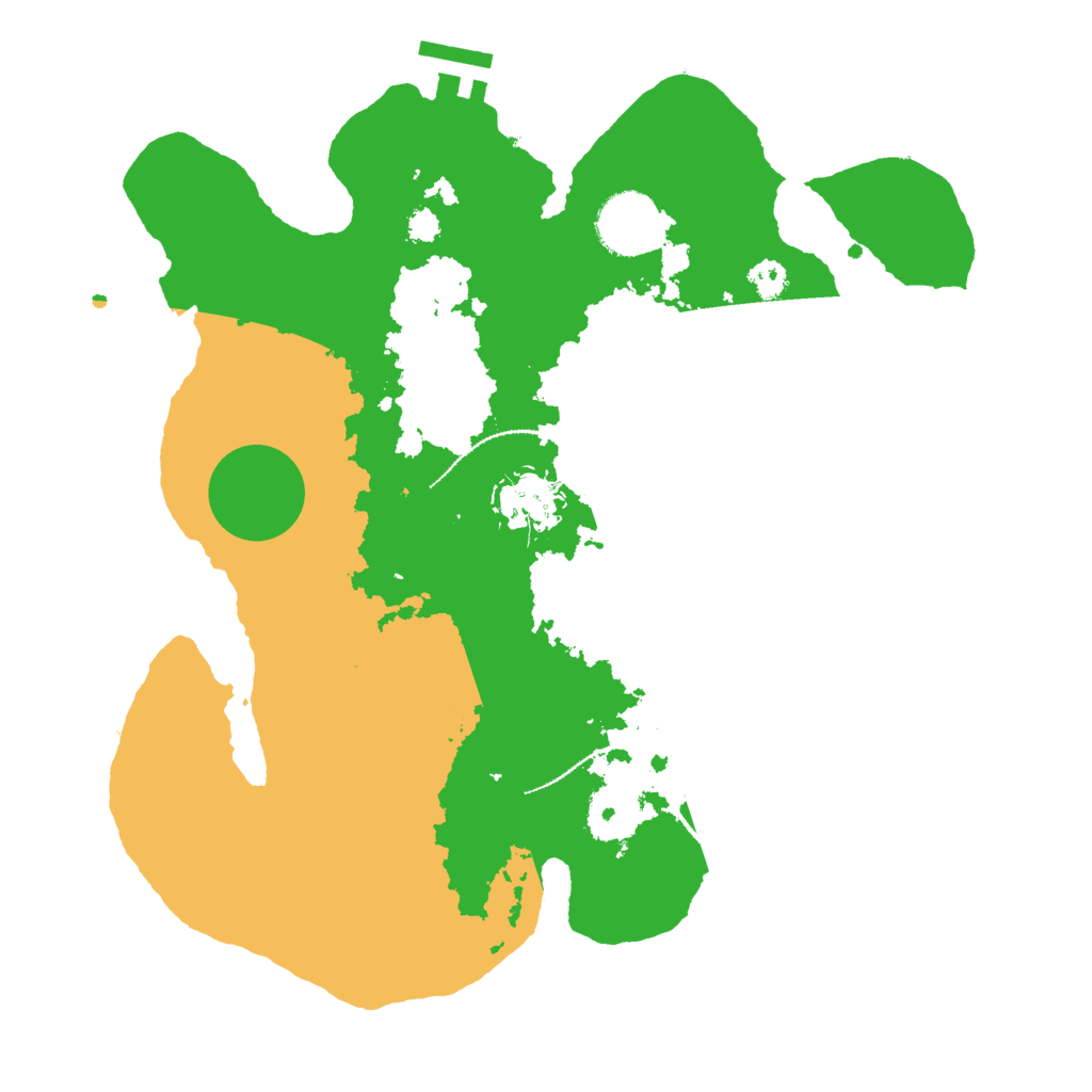 Biome Rust Map: Procedural Map, Size: 3000, Seed: 1452183459