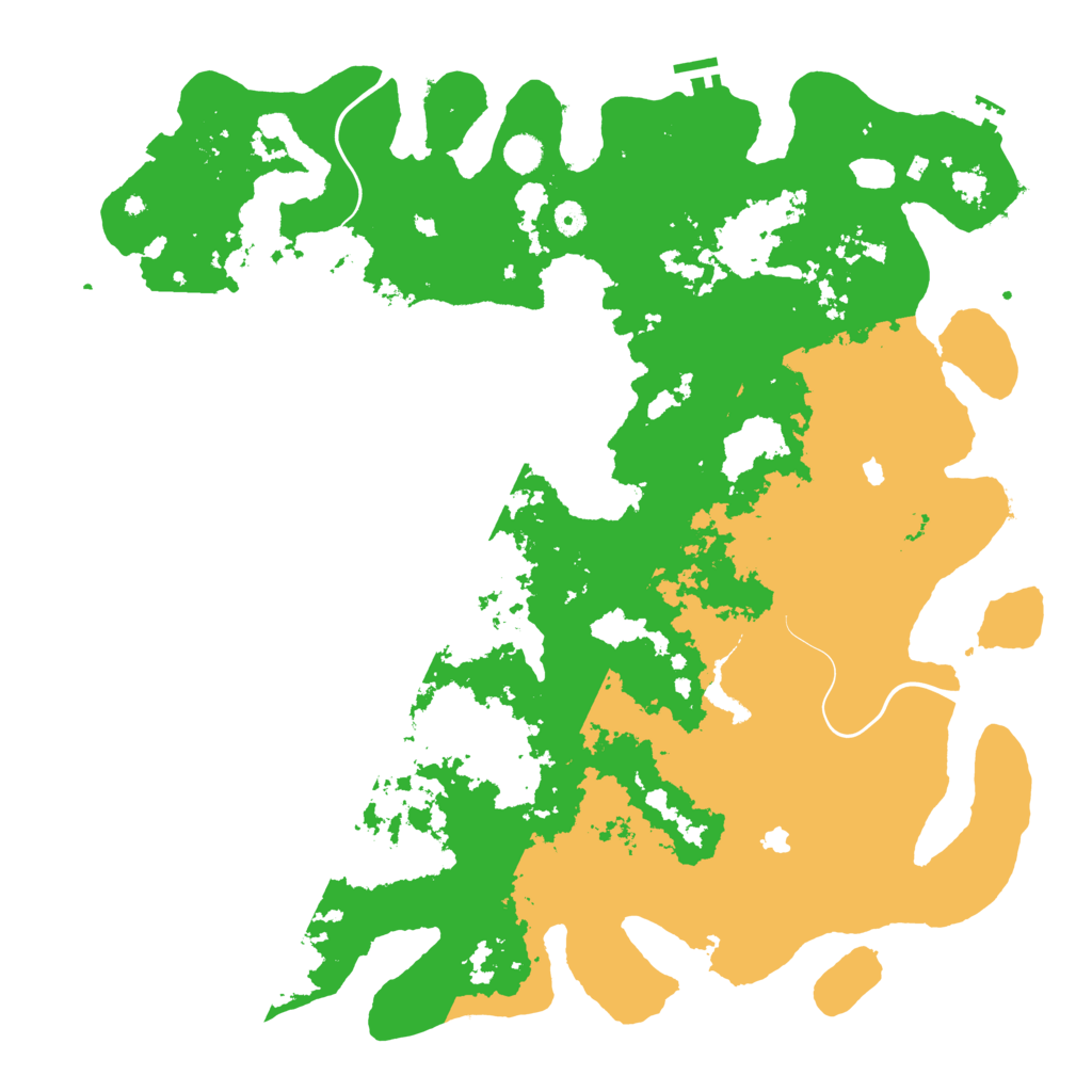 Biome Rust Map: Procedural Map, Size: 5000, Seed: 353083139