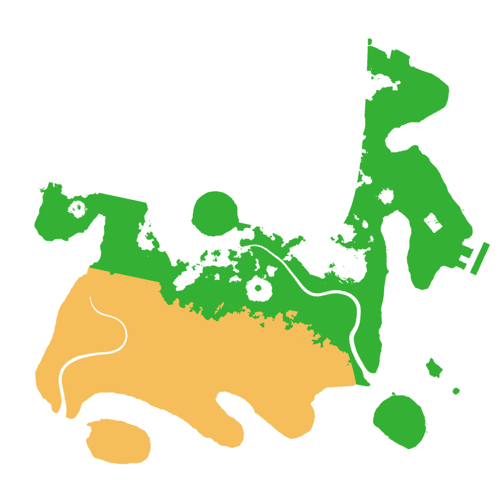 Biome Rust Map: Procedural Map, Size: 3000, Seed: 264624065