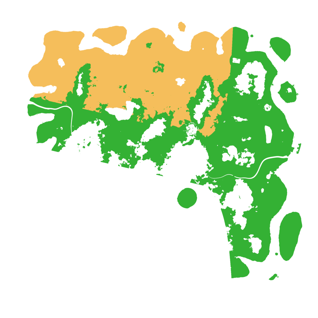 Biome Rust Map: Procedural Map, Size: 4500, Seed: 187359264