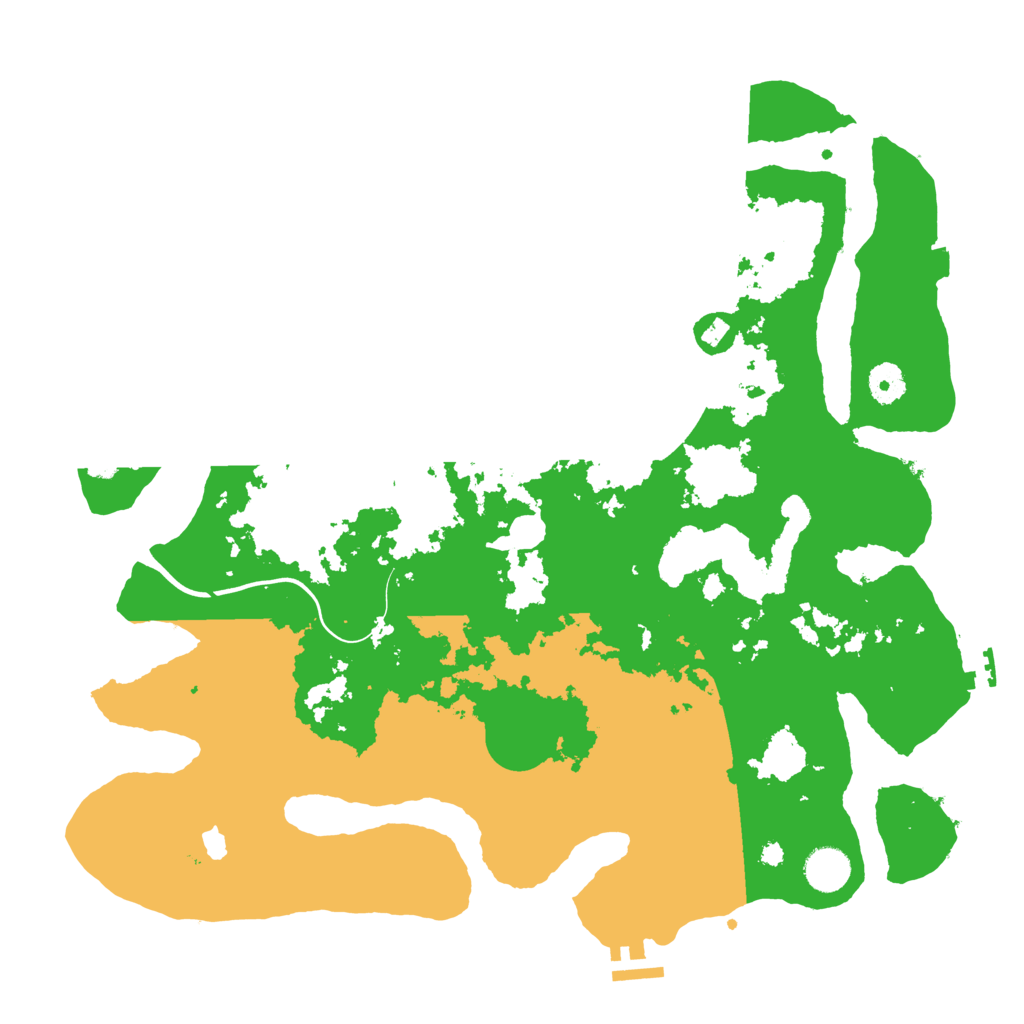 Biome Rust Map: Procedural Map, Size: 4000, Seed: 152170876