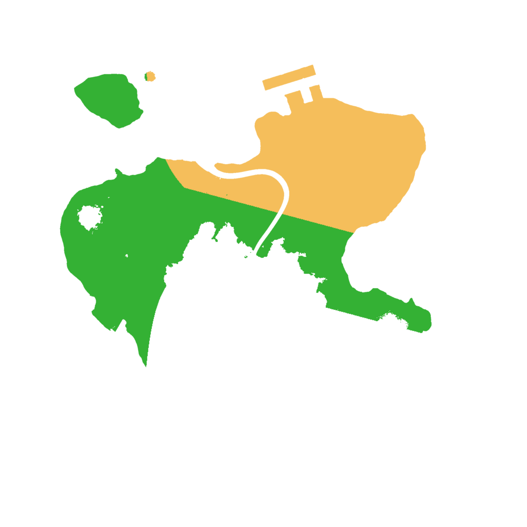 Biome Rust Map: Procedural Map, Size: 2000, Seed: 481977