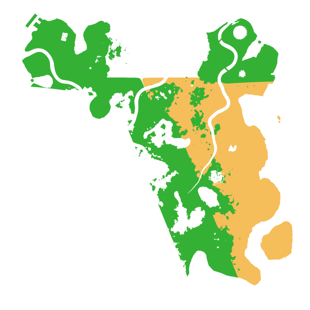 Biome Rust Map: Procedural Map, Size: 4000, Seed: 1593612433