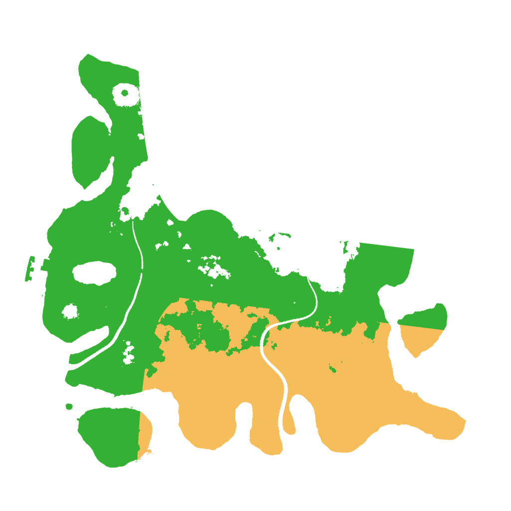 Biome Rust Map: Procedural Map, Size: 3000, Seed: 222945872
