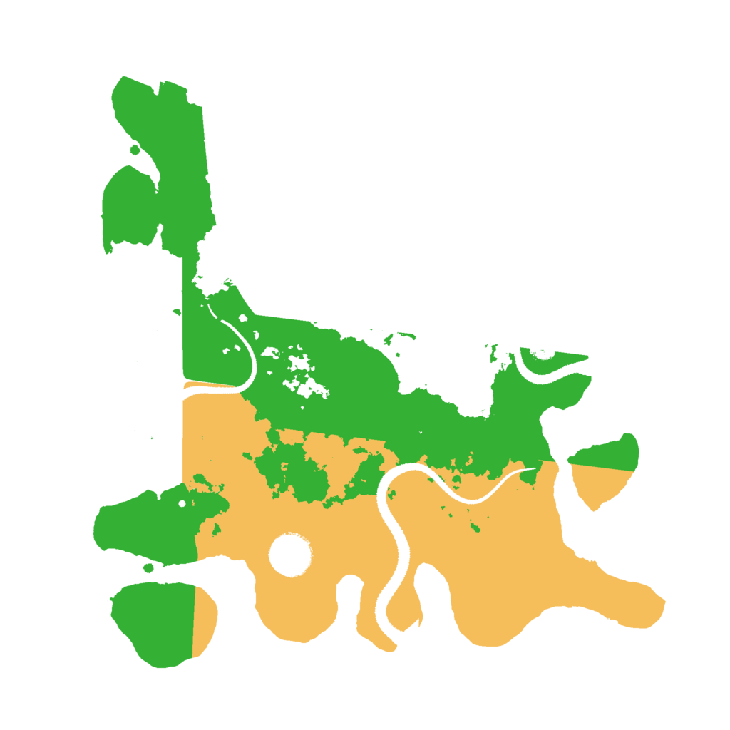 Biome Rust Map: Procedural Map, Size: 3000, Seed: 222945872