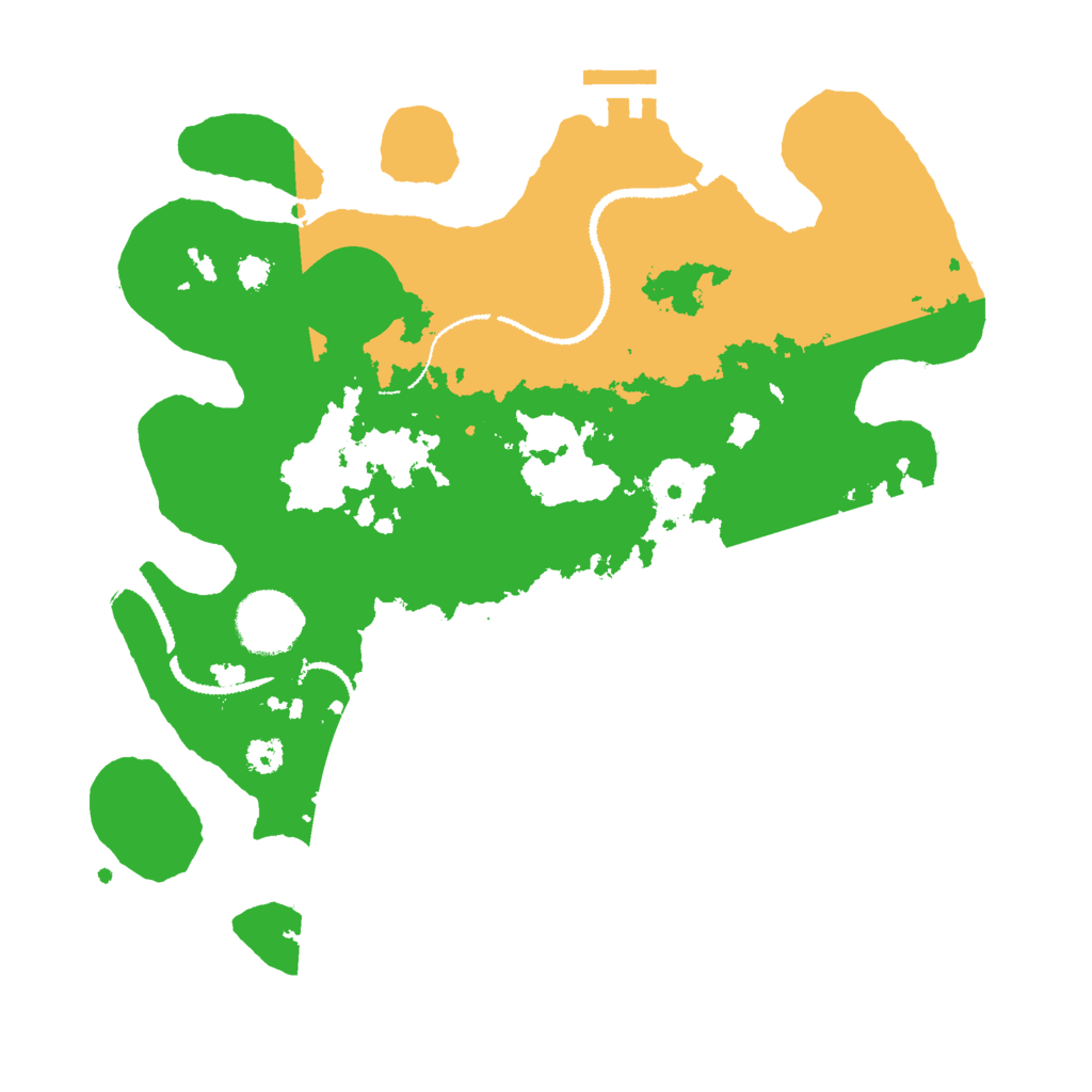 Biome Rust Map: Procedural Map, Size: 3000, Seed: 2040957