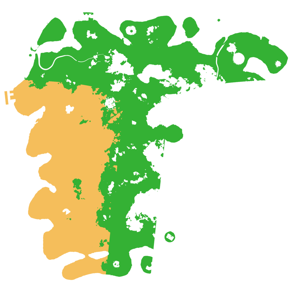 Biome Rust Map: Procedural Map, Size: 4500, Seed: 338429964
