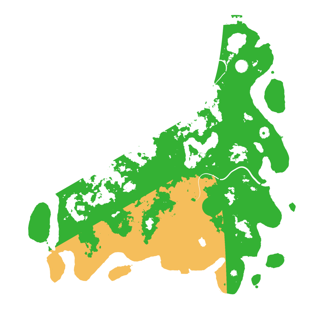 Biome Rust Map: Procedural Map, Size: 4250, Seed: 539350420