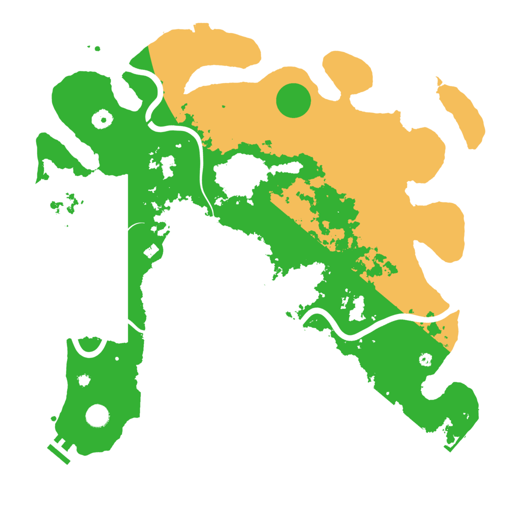 Biome Rust Map: Procedural Map, Size: 3900, Seed: 856797803