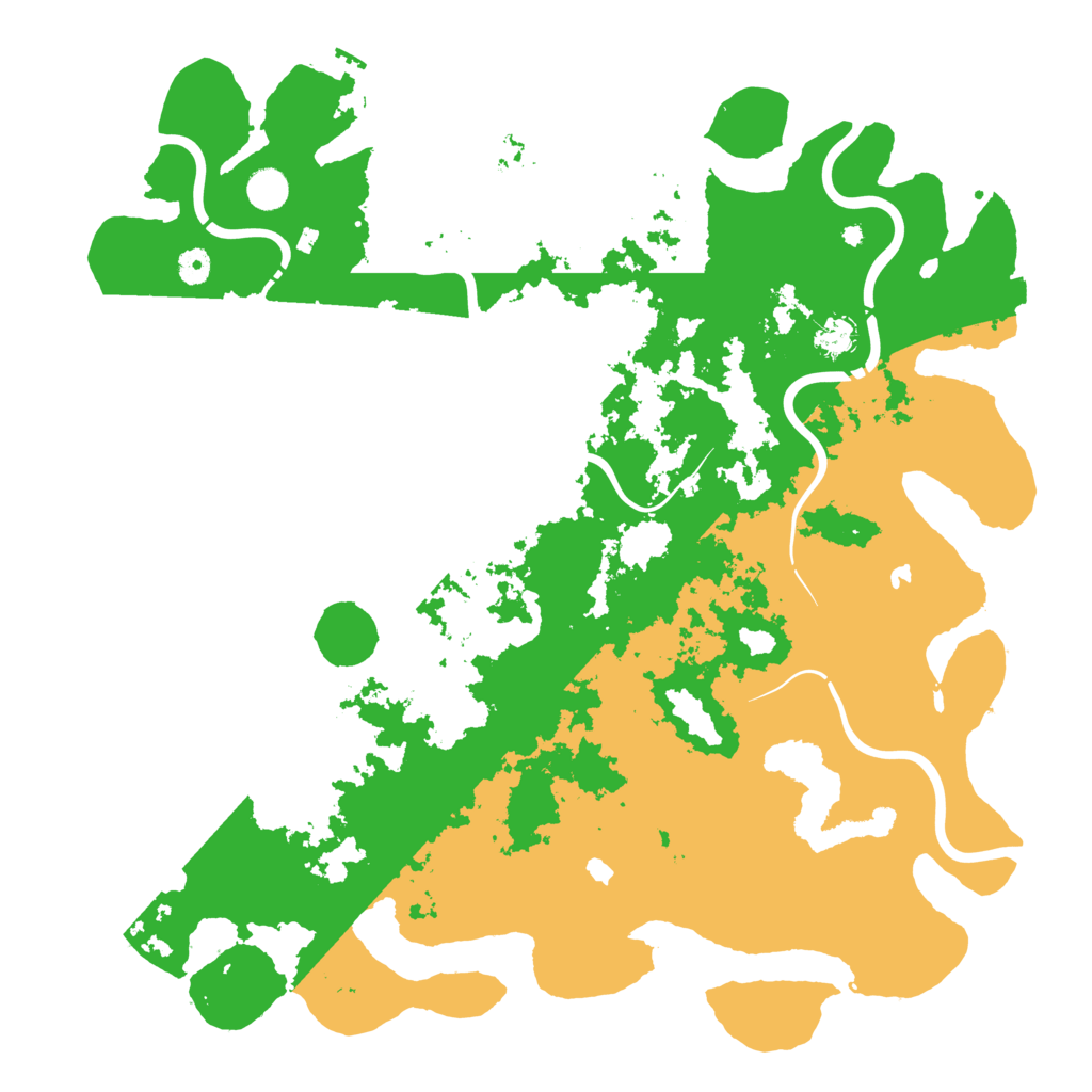 Biome Rust Map: Procedural Map, Size: 4750, Seed: 1234567