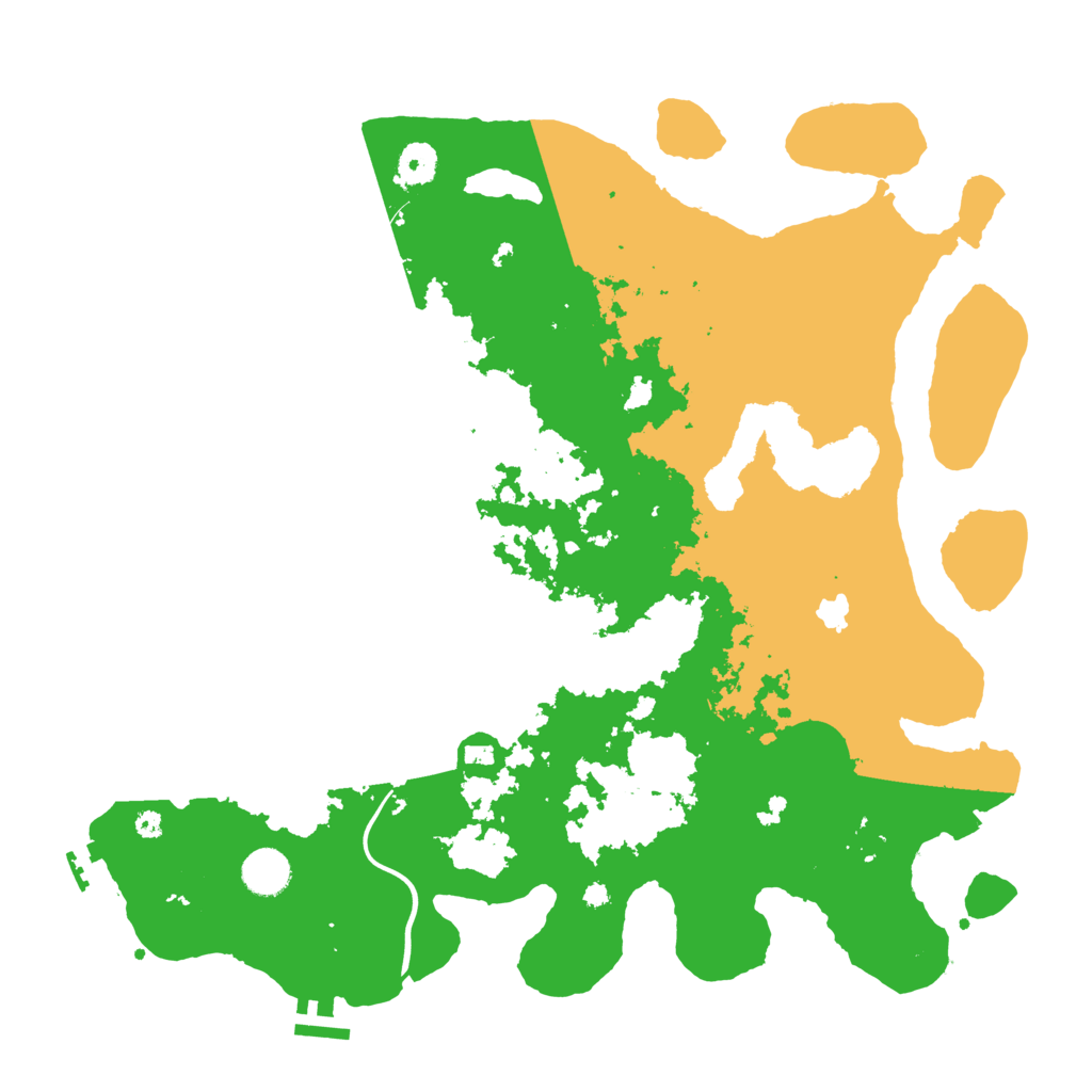 Biome Rust Map: Procedural Map, Size: 4000, Seed: 595702105