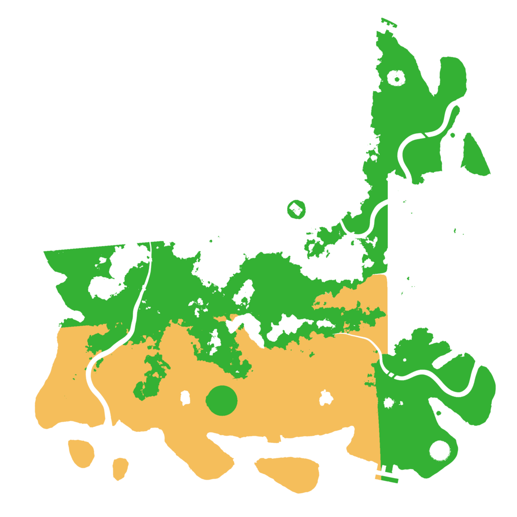 Biome Rust Map: Procedural Map, Size: 4500, Seed: 643930661