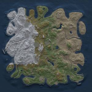 Thumbnail Rust Map: Procedural Map, Size: 4250, Seed: 460922581, 15 Monuments