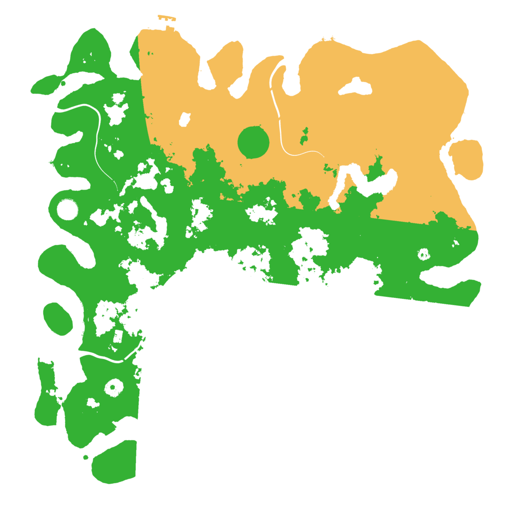 Biome Rust Map: Procedural Map, Size: 4250, Seed: 666476387