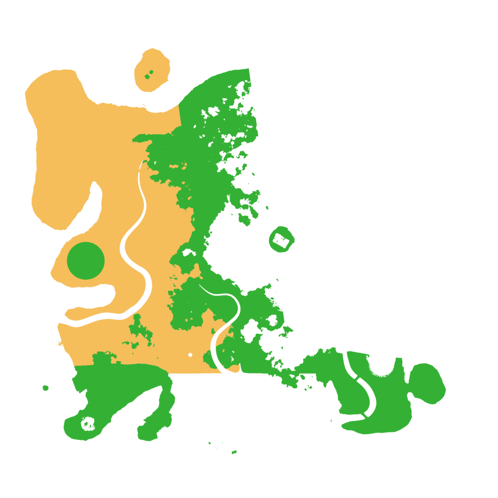 Biome Rust Map: Procedural Map, Size: 3500, Seed: 1978063954