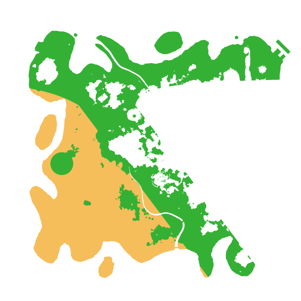 Biome Rust Map: Procedural Map, Size: 3500, Seed: 67489215