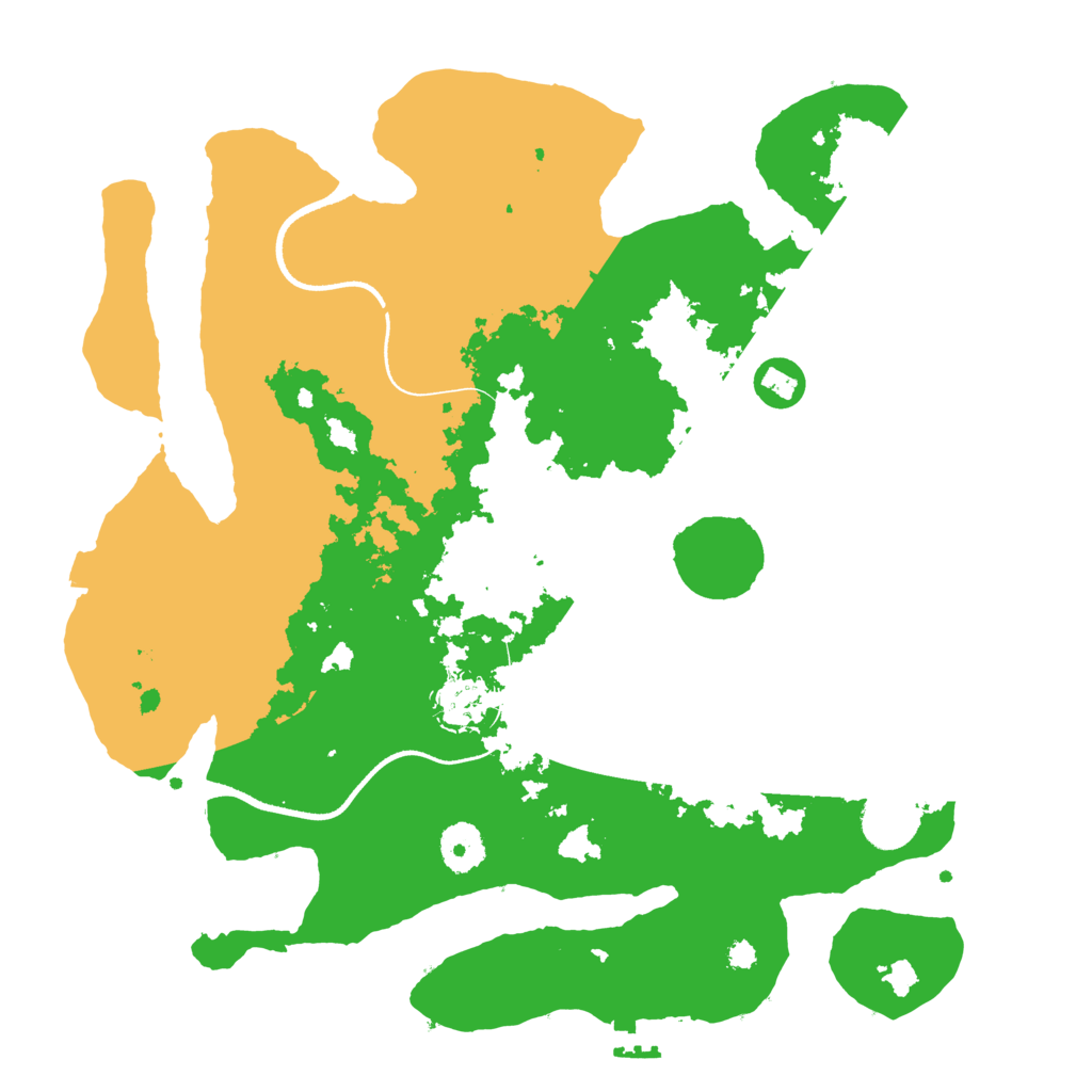 Biome Rust Map: Procedural Map, Size: 3500, Seed: 5026655