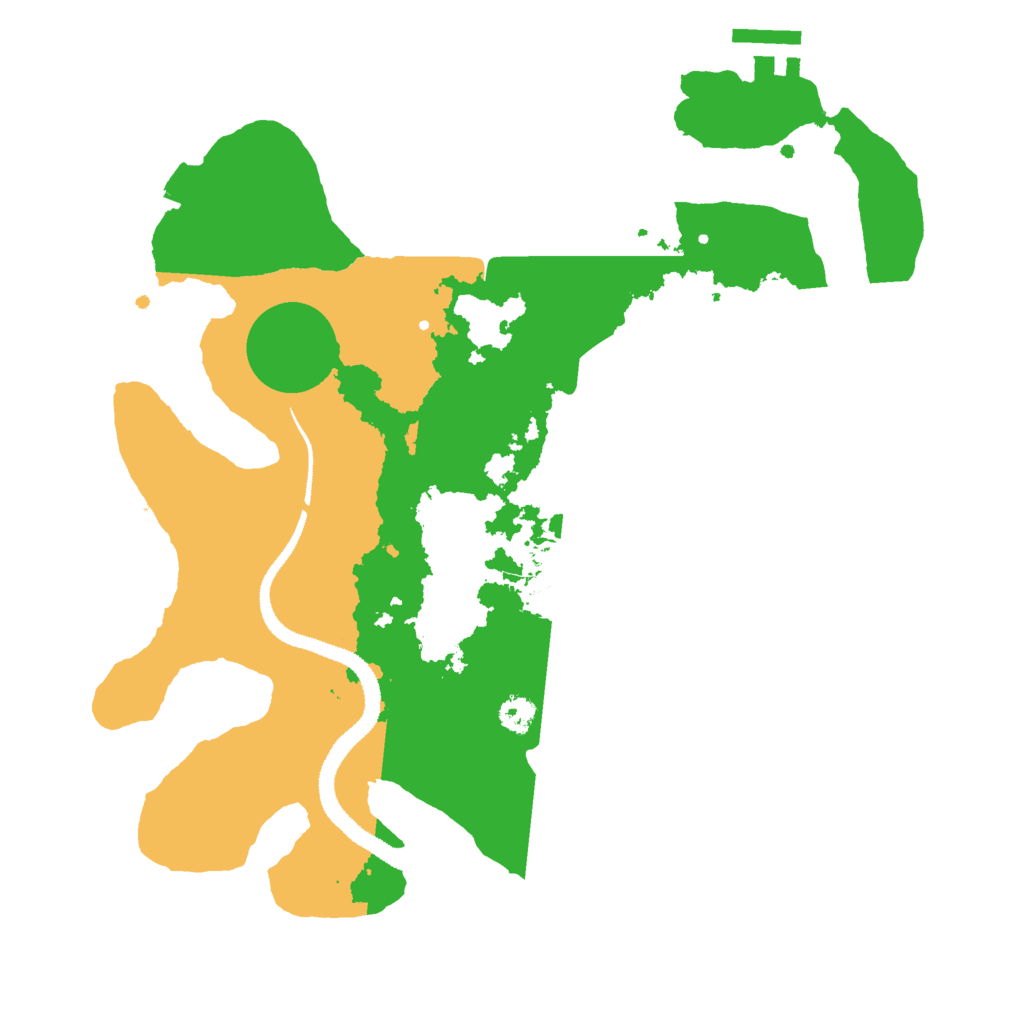 Biome Rust Map: Procedural Map, Size: 3000, Seed: 11146