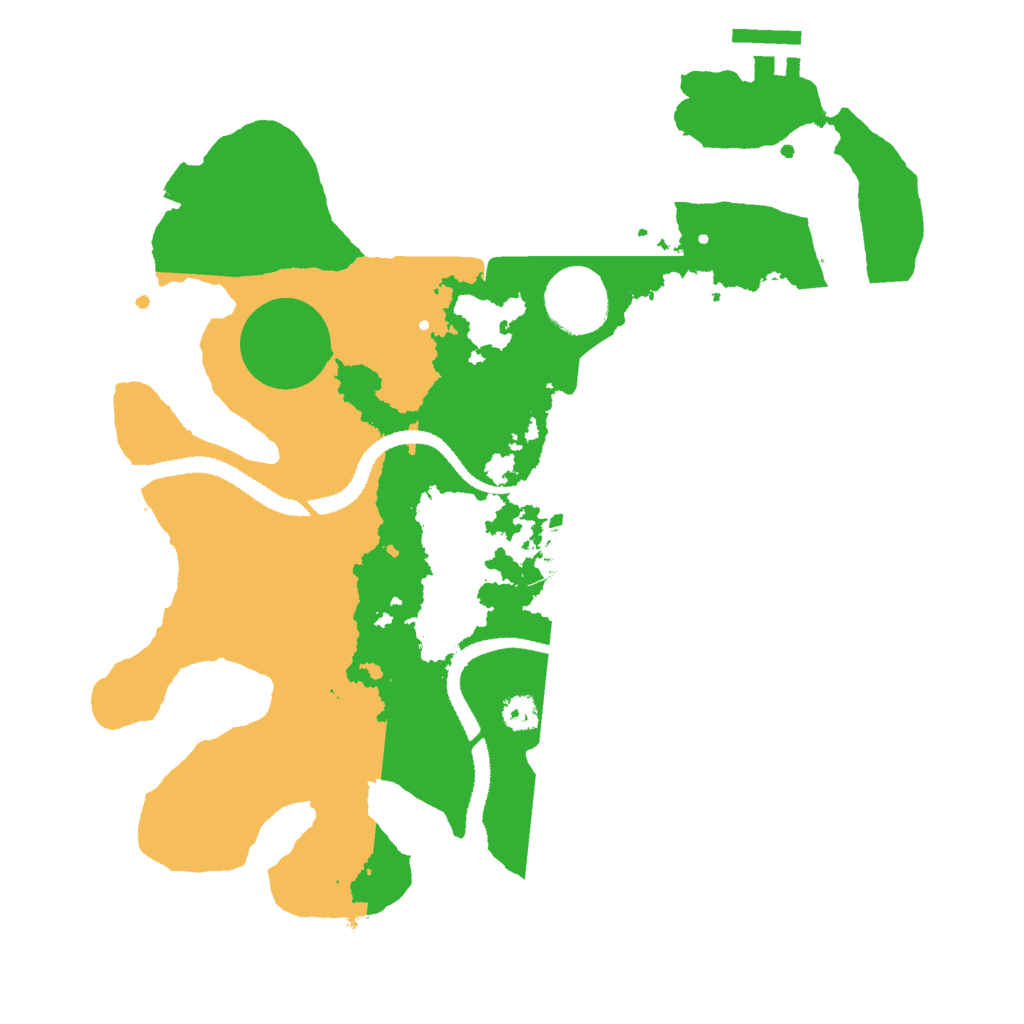 Biome Rust Map: Procedural Map, Size: 3000, Seed: 11146