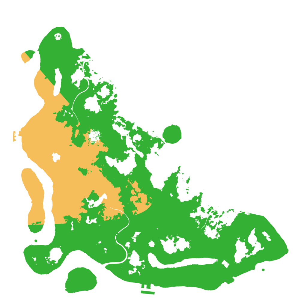 Biome Rust Map: Procedural Map, Size: 4500, Seed: 981172741