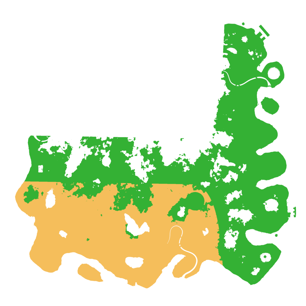 Biome Rust Map: Procedural Map, Size: 4500, Seed: 67893429