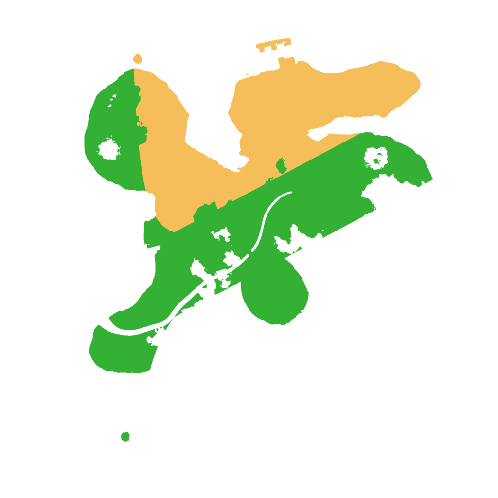 Biome Rust Map: Procedural Map, Size: 2150, Seed: 1067494394