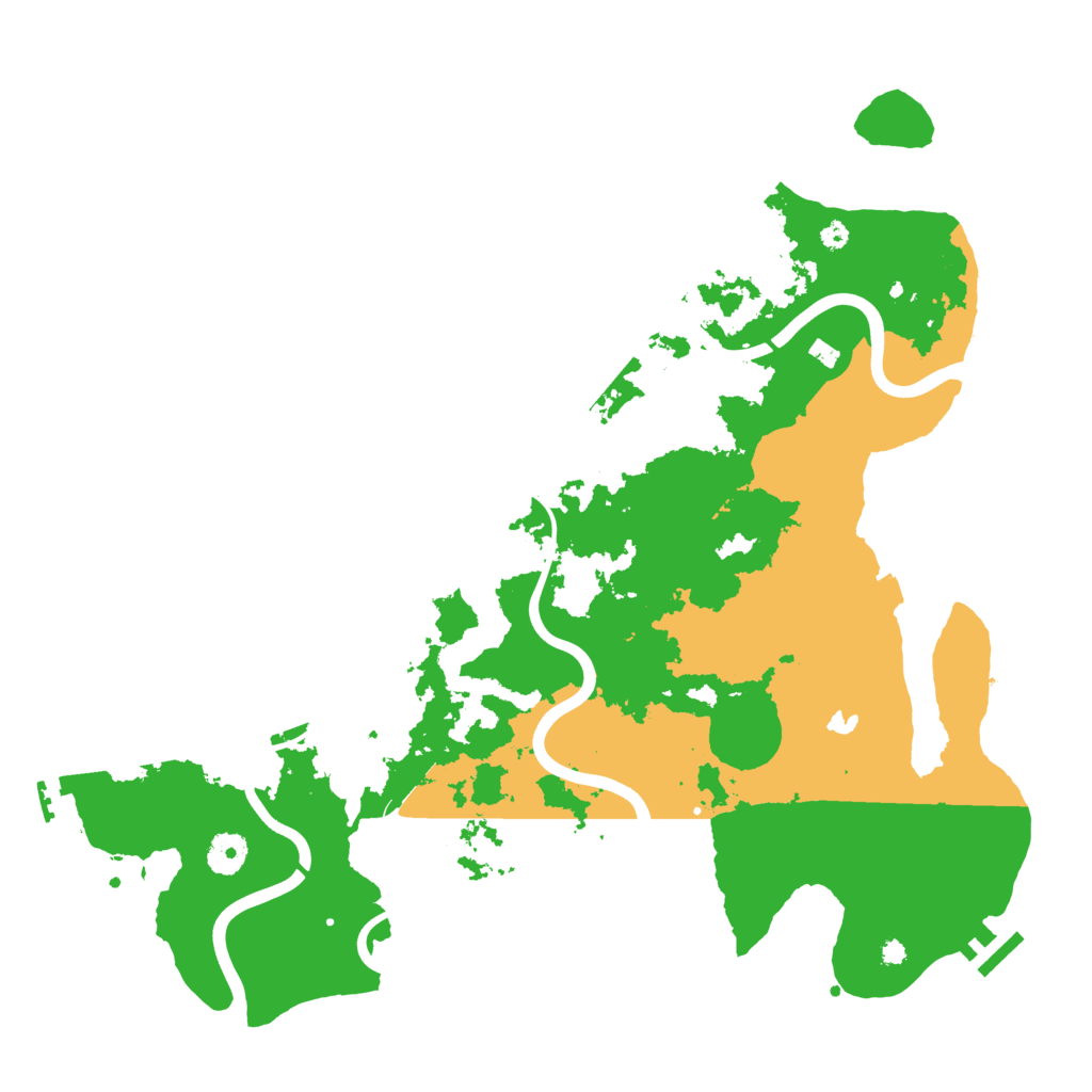 Biome Rust Map: Procedural Map, Size: 4000, Seed: 628522