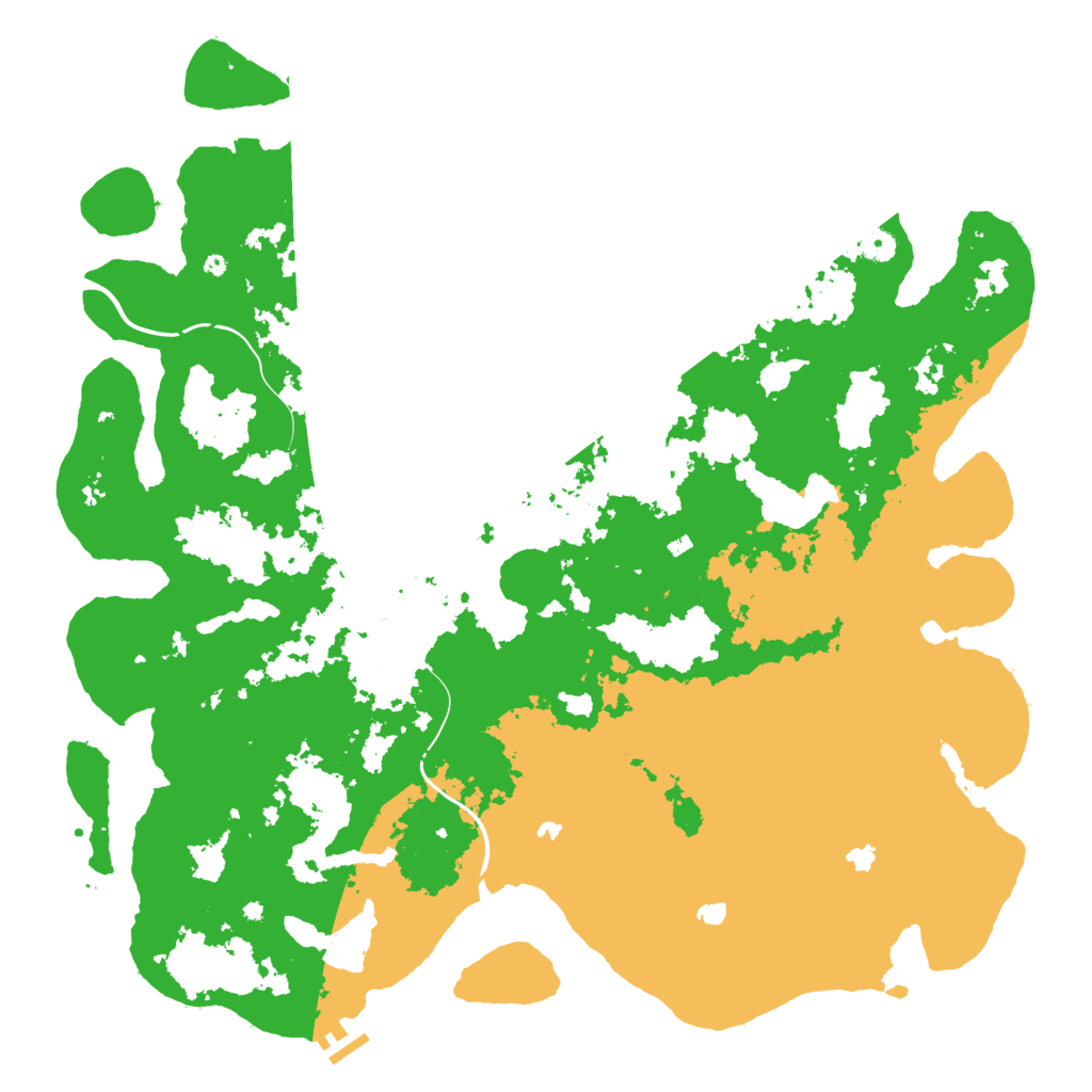 Biome Rust Map: Procedural Map, Size: 5000, Seed: 375784296