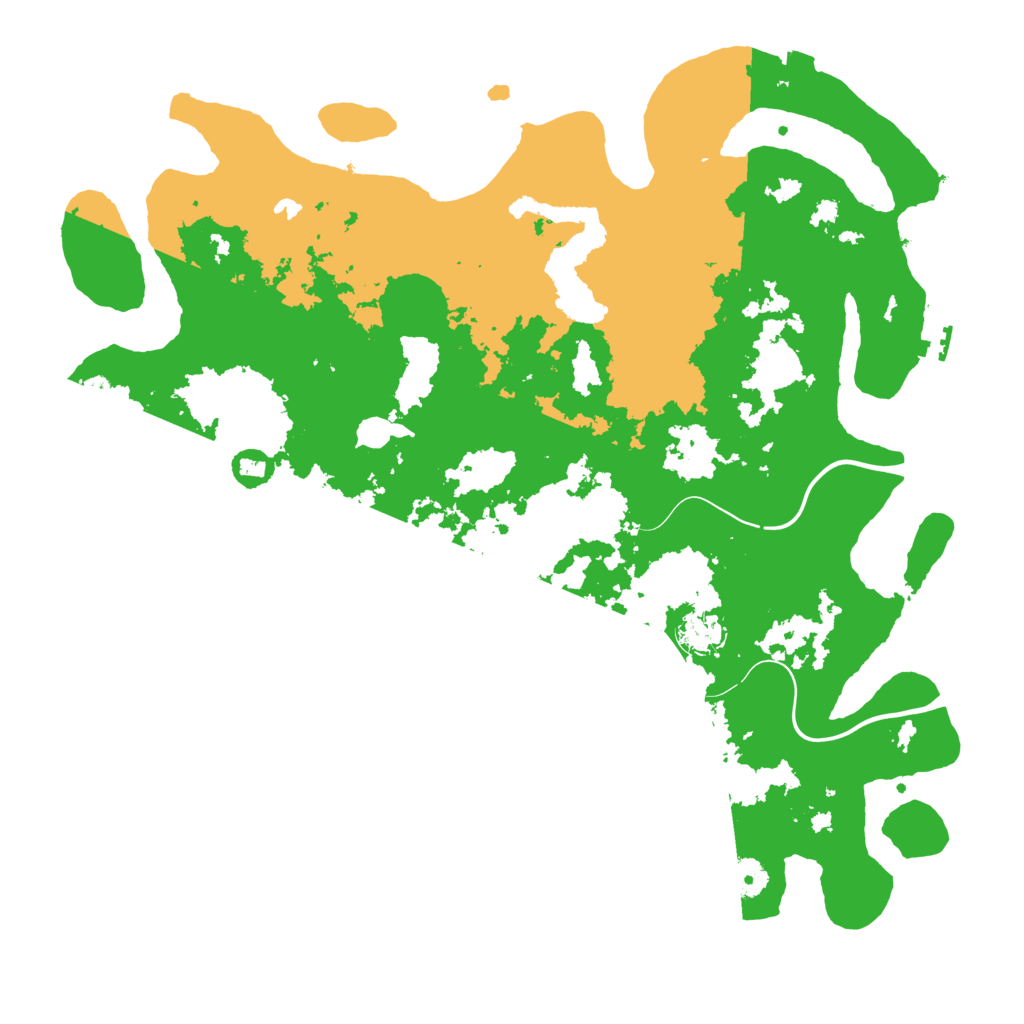 Biome Rust Map: Procedural Map, Size: 4300, Seed: 88888