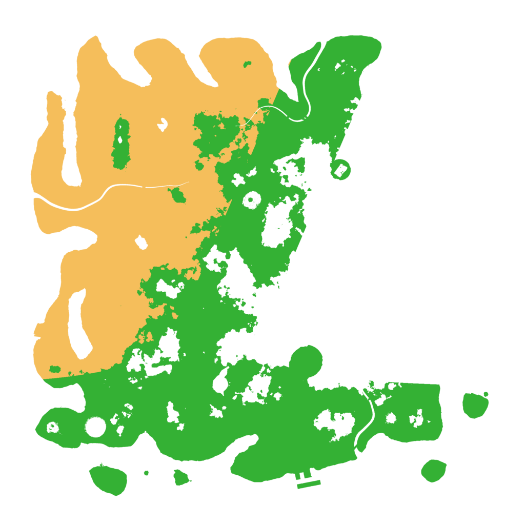 Biome Rust Map: Procedural Map, Size: 4500, Seed: 4012123