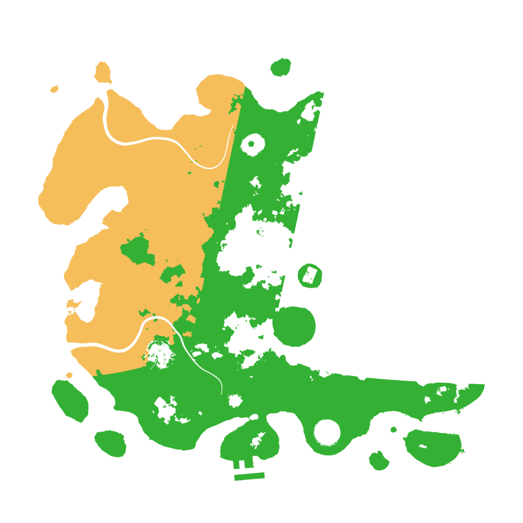 Biome Rust Map: Procedural Map, Size: 3500, Seed: 558232693