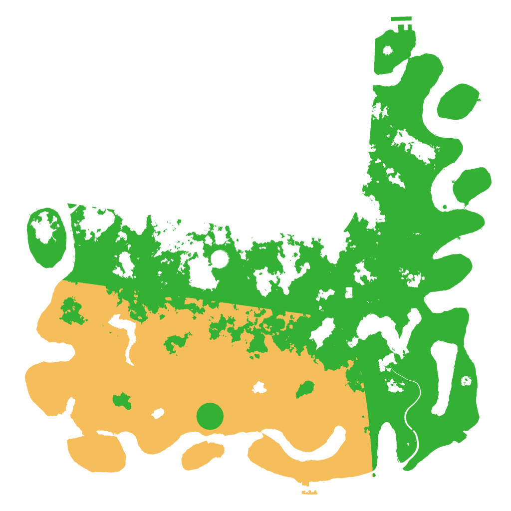 Biome Rust Map: Procedural Map, Size: 5000, Seed: 750801581