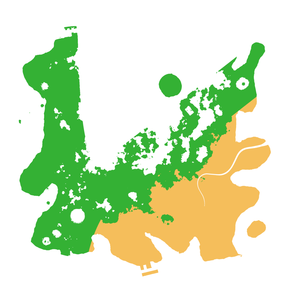 Biome Rust Map: Procedural Map, Size: 3600, Seed: 402060896