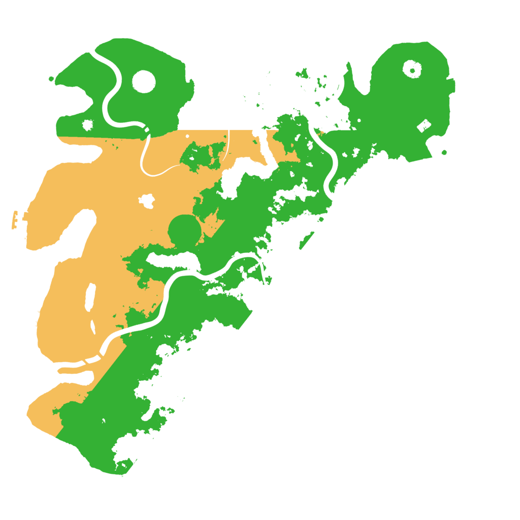 Biome Rust Map: Procedural Map, Size: 4250, Seed: 545188